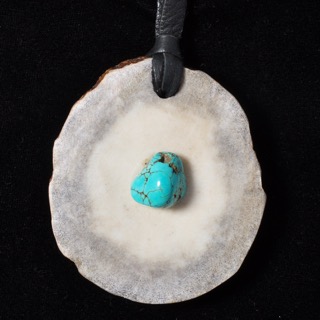 Moose Necklace with stone
